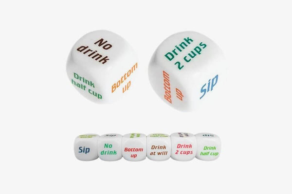 Party Drinking Game Dice (3 Pieces/Set)