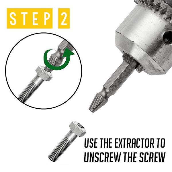 Premium Screw Extractor Kit (Set of 5)
